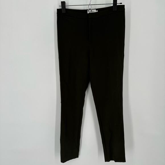 The Reset R Label Hunter Green High Rise Skinny Stretch Dress Pants Trousers XS - Picture 3 of 12